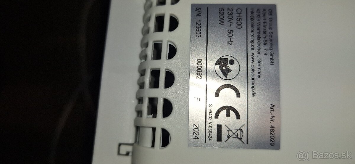 Elektrický ohrievač - 2