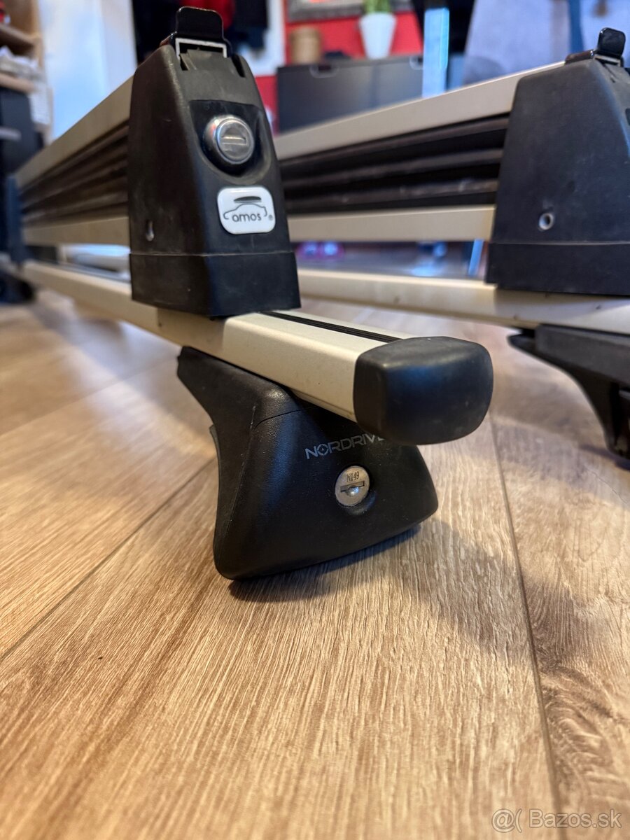 Strešný nosič Nordrive + nosič lyži - 2