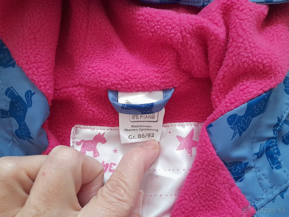 Dievcenska bunda do dazda 92 a 98 - 2