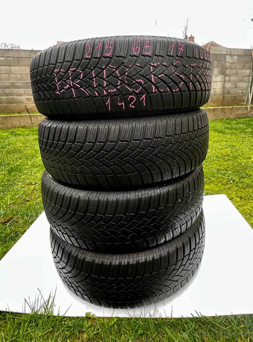 215/65 r17 zimné BRIDGESTONE - 2