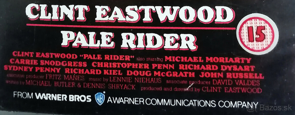 PREDÁM ORIGINÁL VIDEOKAZETU BETA PALE RIDER - 2