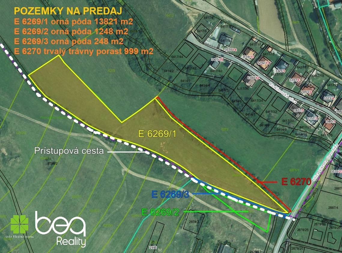 REZERVOVANÉ: Investičné stavebné pozemky, Levoča - 2