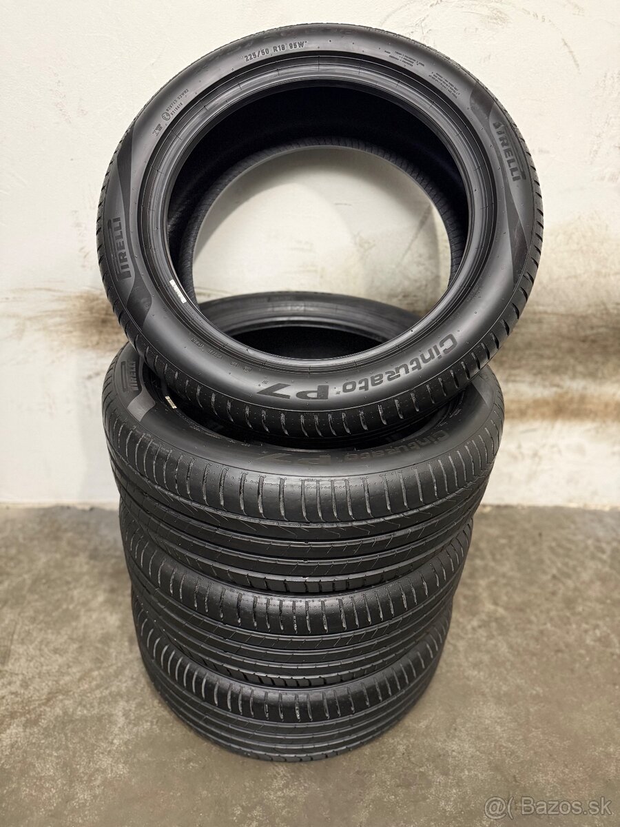 Nejazdene letné pneumatiky 225/50/18 Pirelli Cinturato P7 - 2