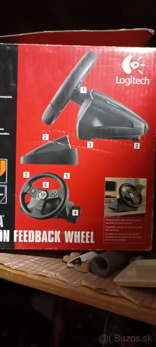 Predám herný volant s brzdami - 2