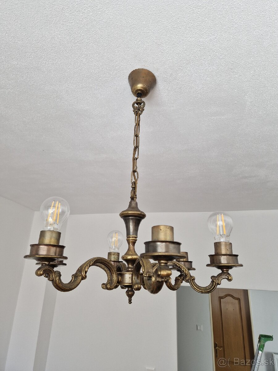 Mosadzný luster - 2