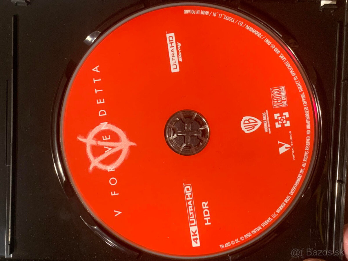 V jako Vendeta BluRay 4K Ultra HD - 2