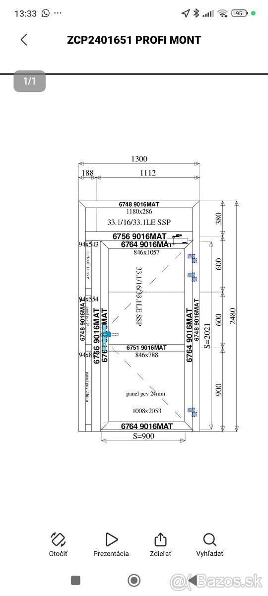 Hliníkové dvere - 2