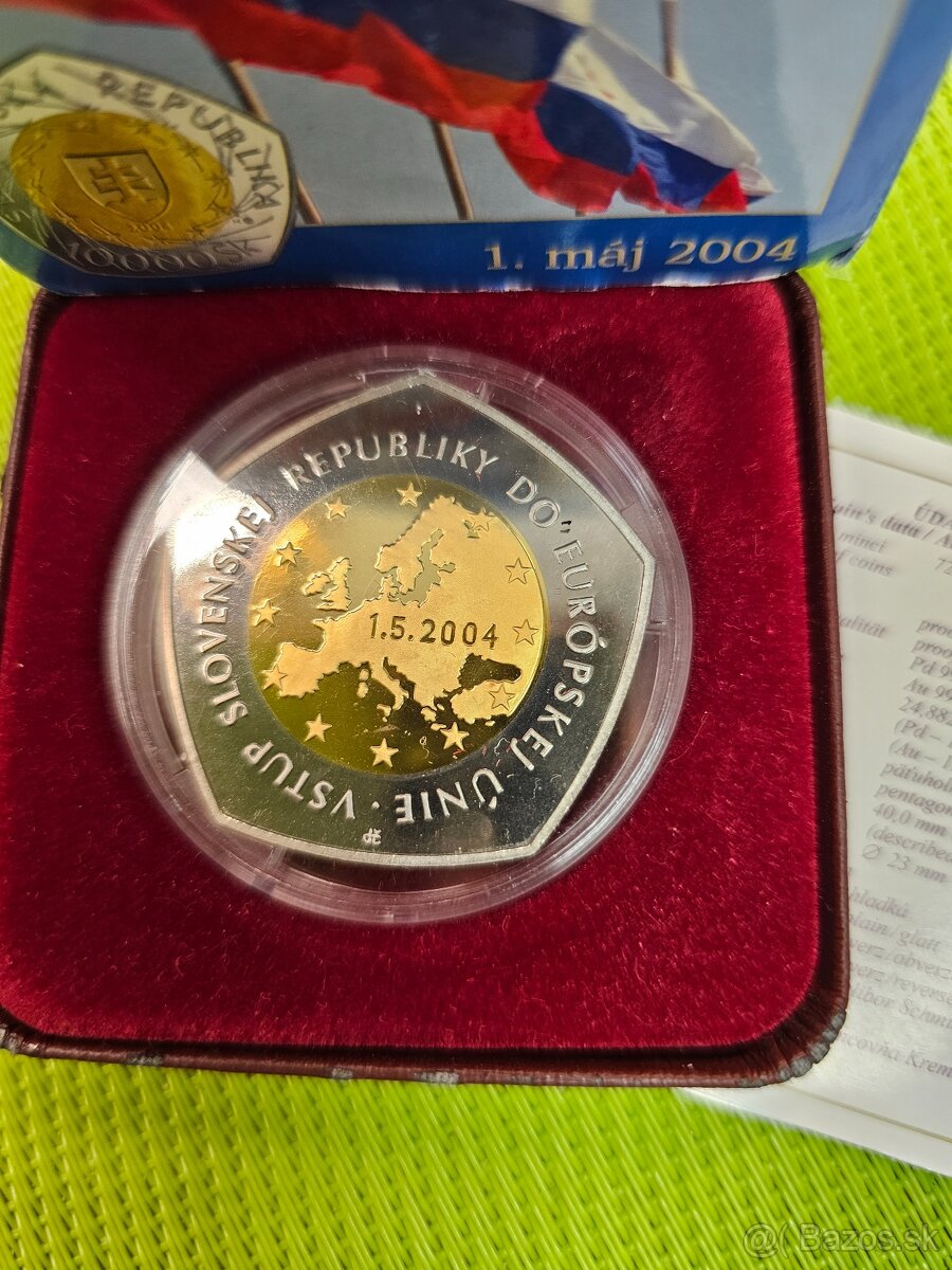 10000Sk Vstup SR do EU, Bimetal - 2