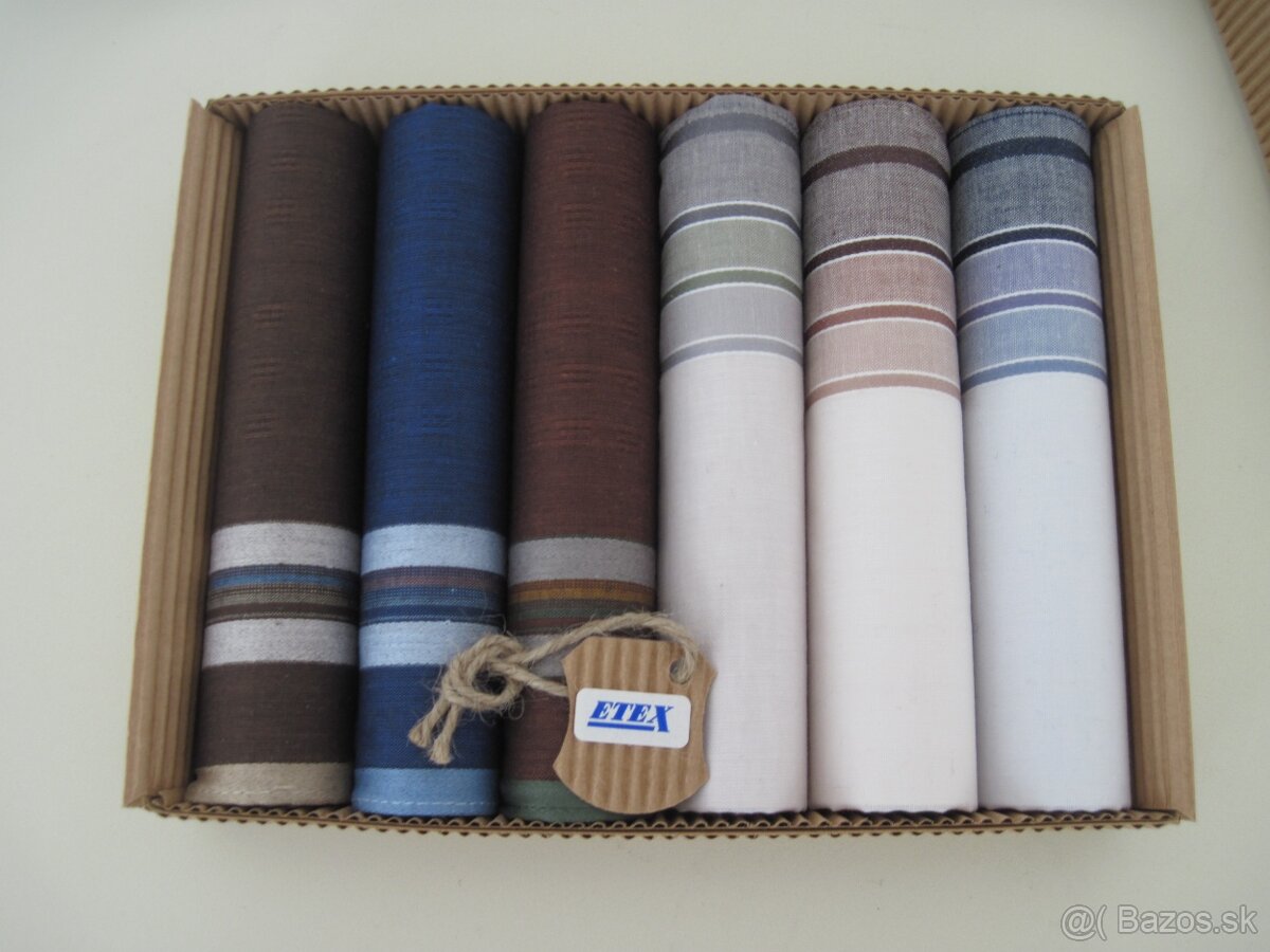 vreckovky pánske 6ks - 2