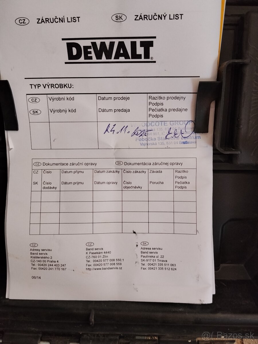 Predám priklepovu vŕtačku dewalt - 2