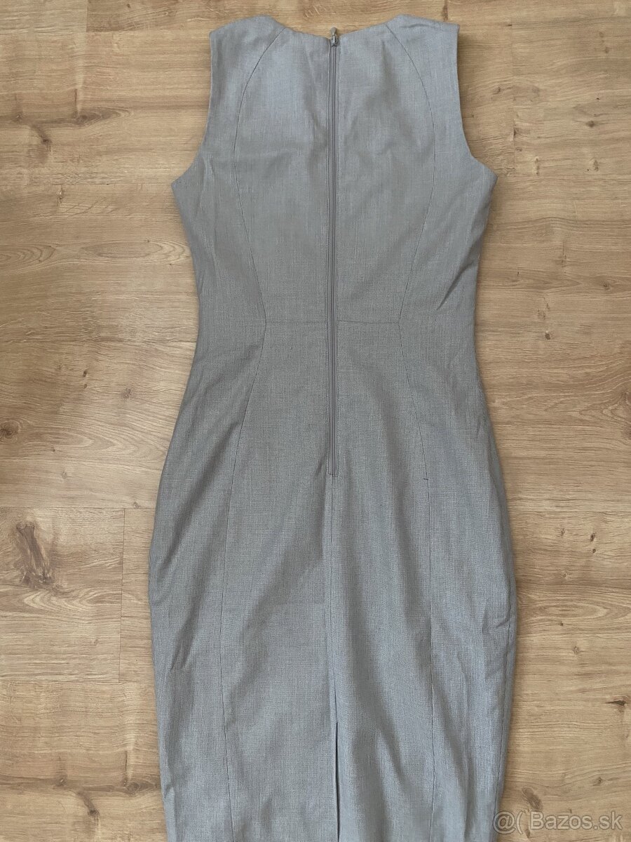 Šedé elegantne šaty H&M - 2