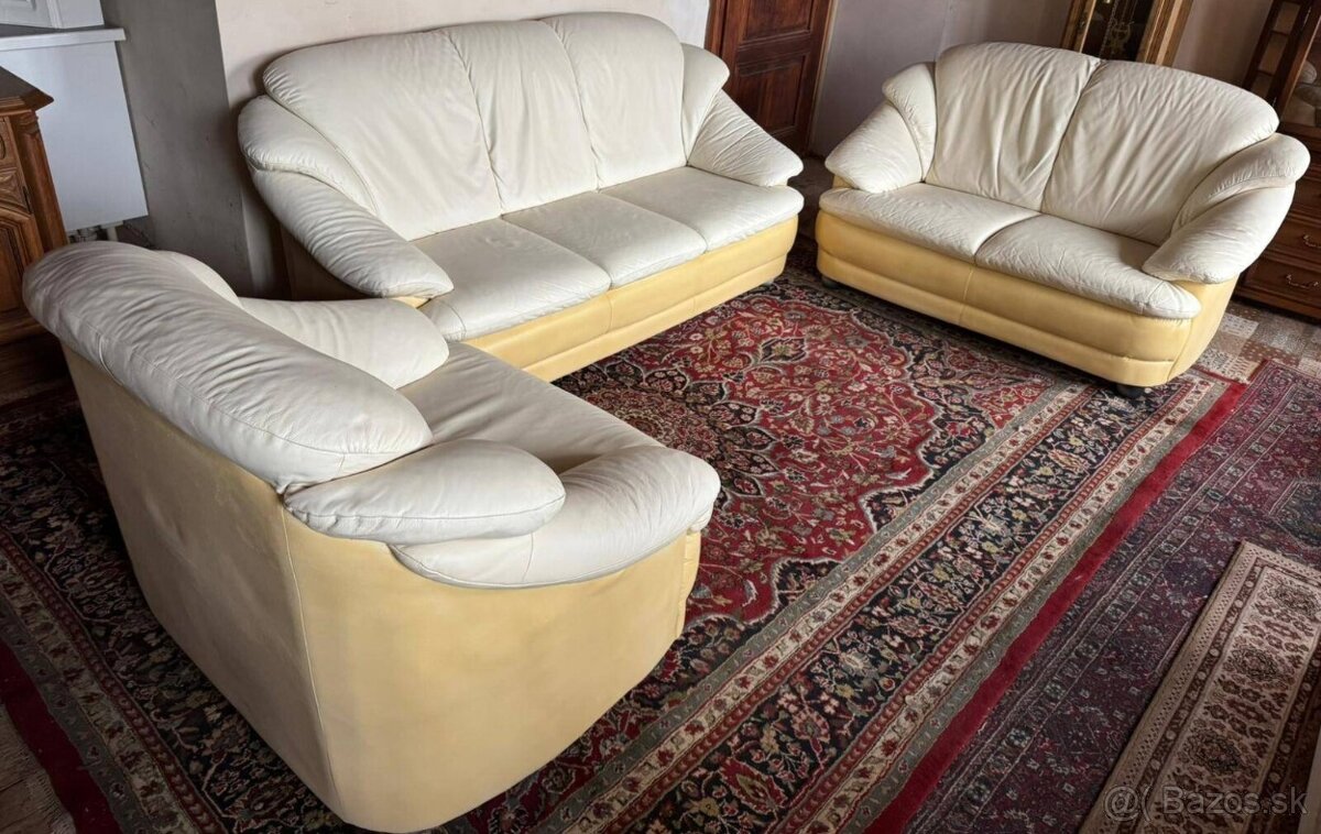 Kožená sedací souprava 3+2+1,5840 - 2