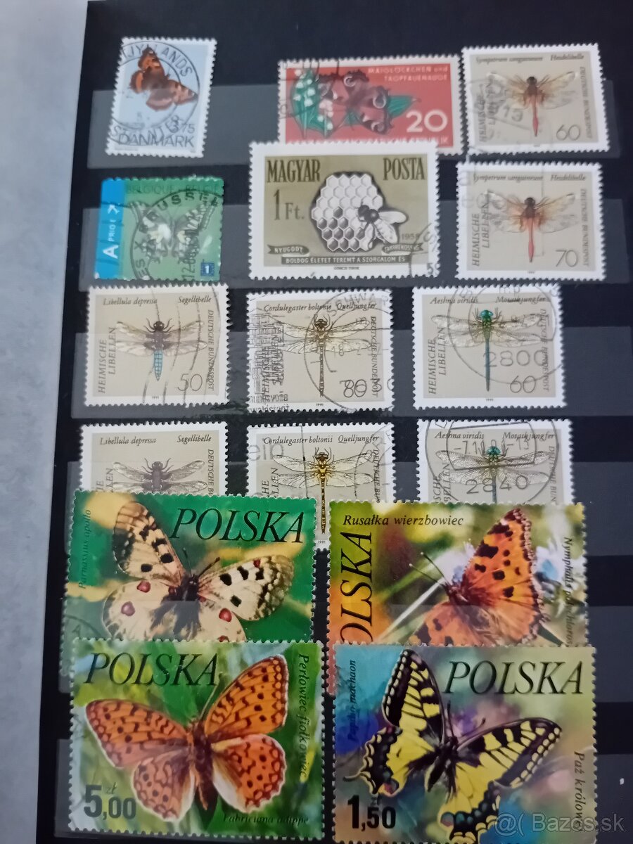 Známky v albume fauna - 2