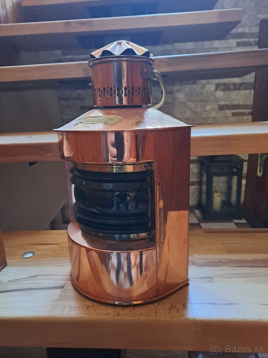 Medená lampa. - 2