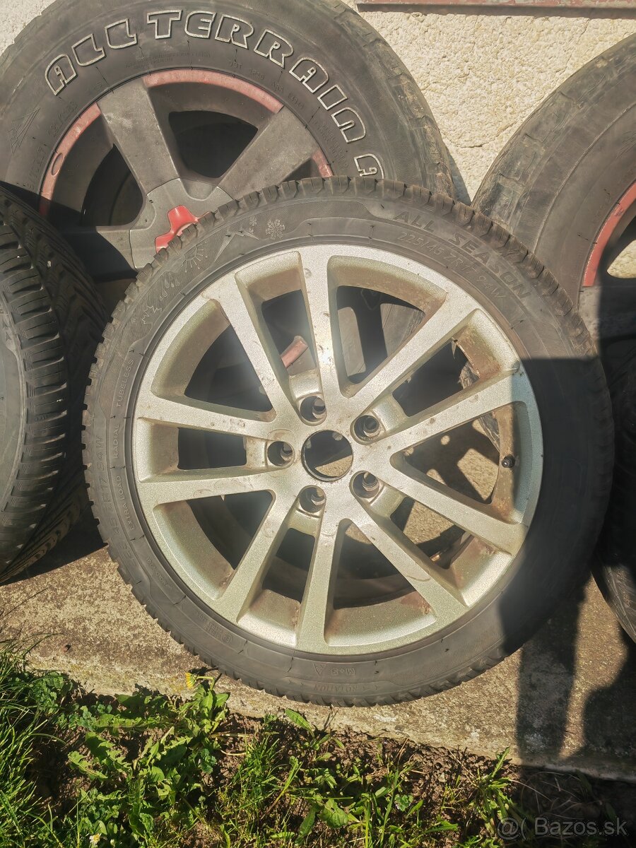 Predám Pneu+disky 225/45 R17 - 2