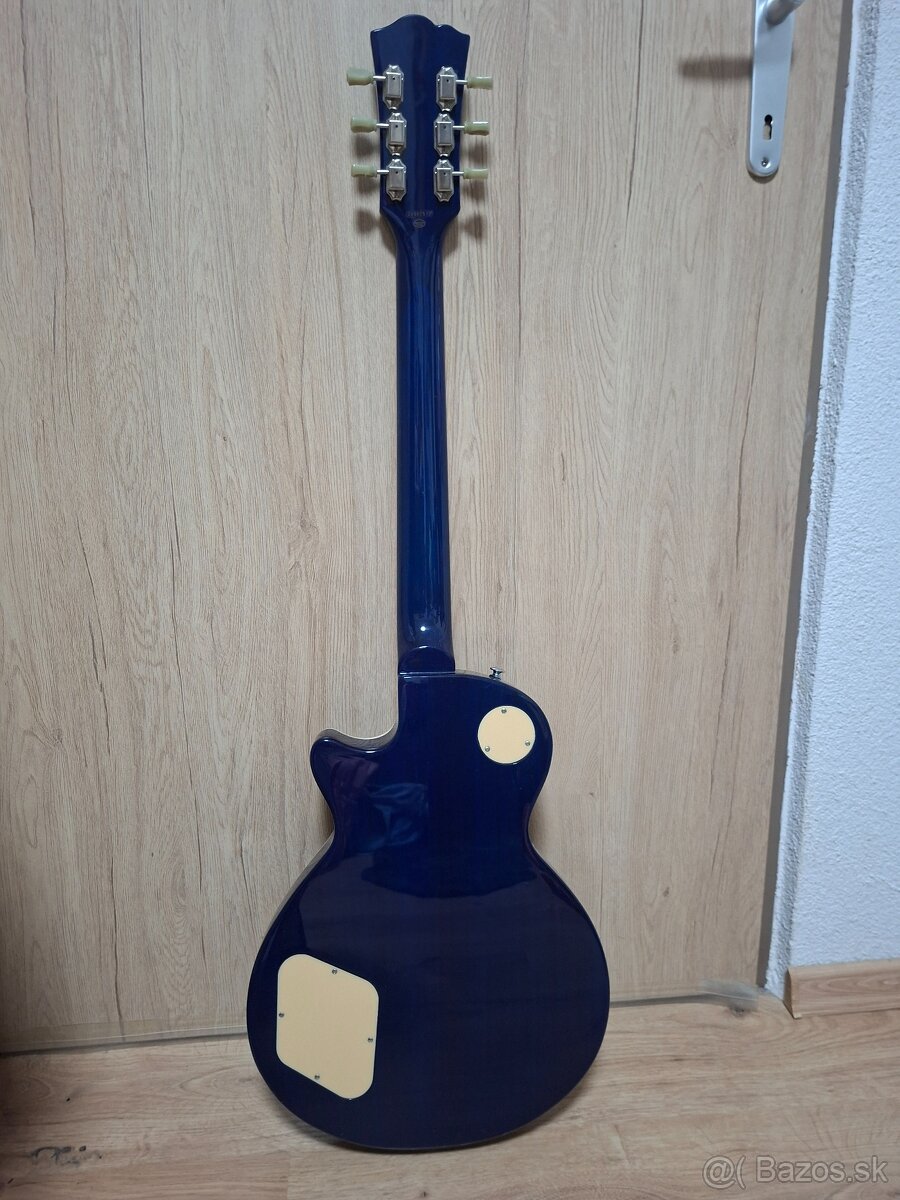 Elektrická gitara SX EC3H Translucent Blue - 2