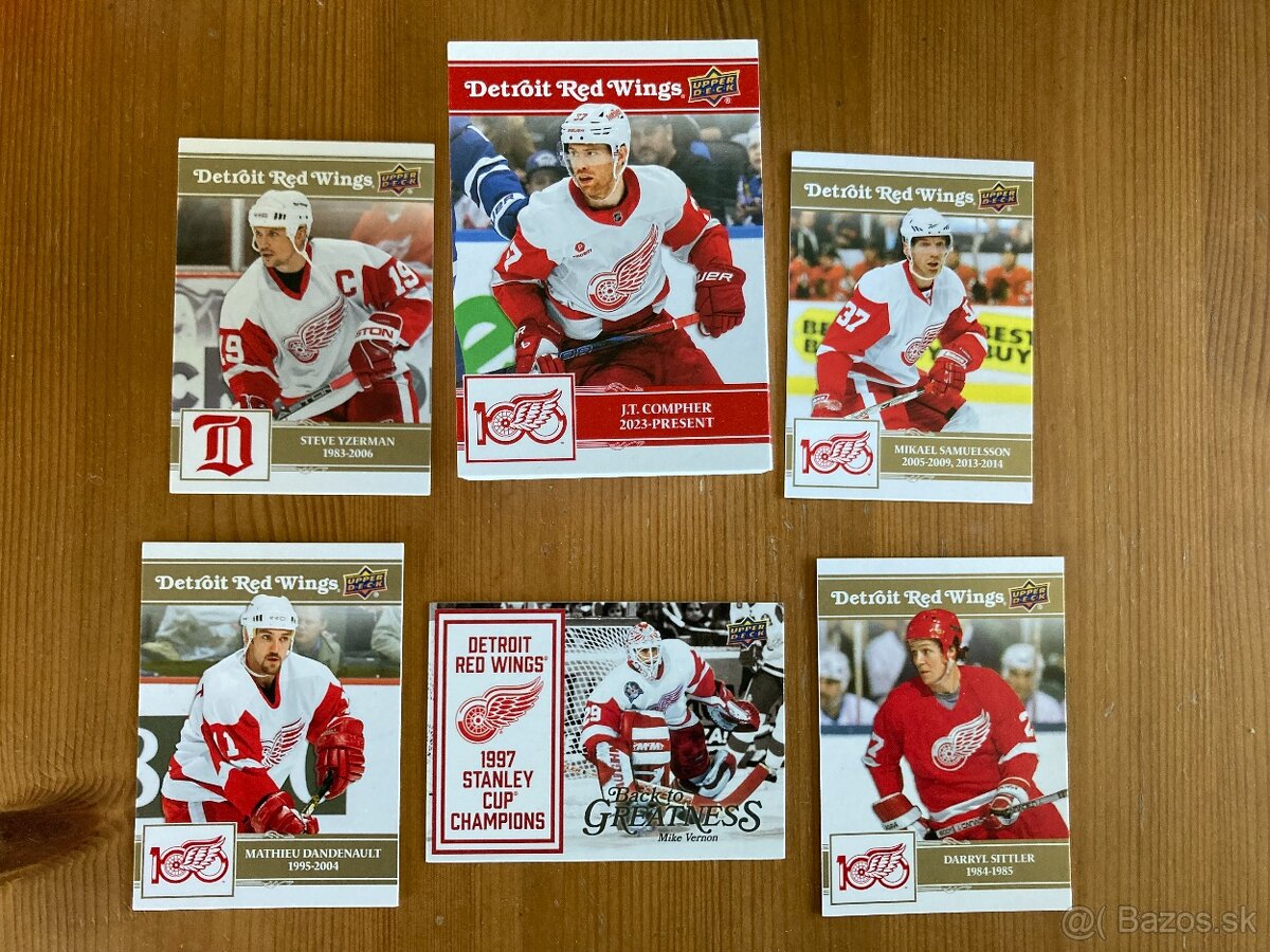 2025-26 Upper Deck Detroit Red Wings Centennial - 2