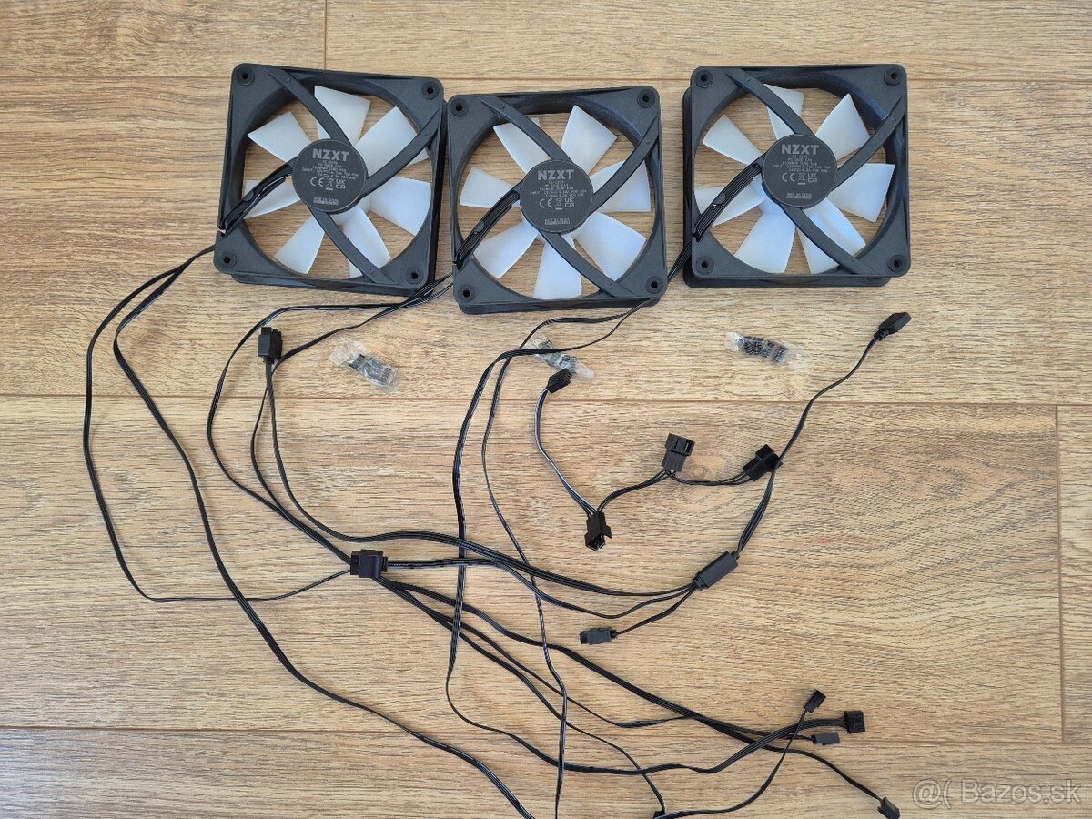 Predám spolu 3 ventilátory NZXT 120mm, RGB - 2