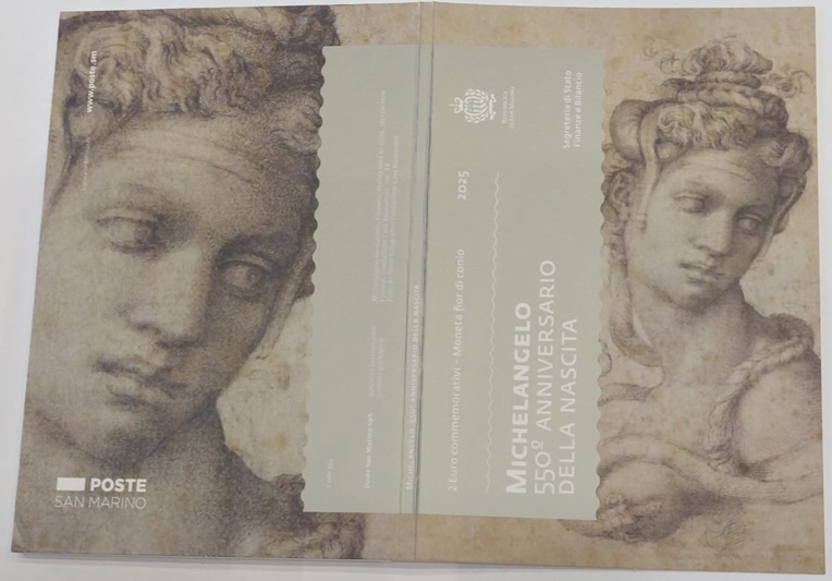 San Marino 2 euro 2025 Michelangelo - 2