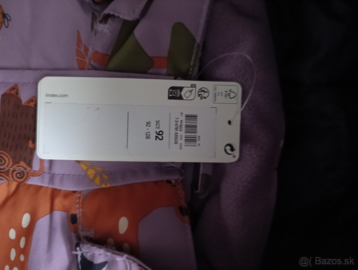 Zimná kombinéza lindex fix nová - 2