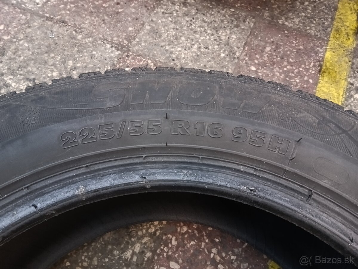 Predám zimné pneumatiky 225/55 R16 - 2