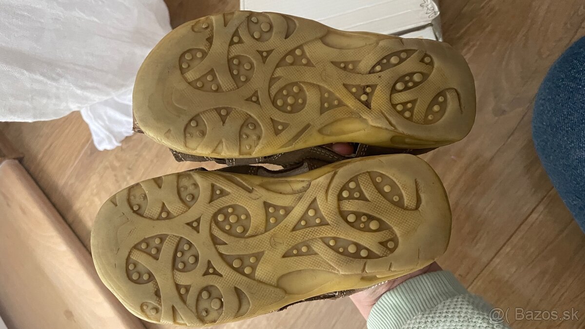 Detské sandále kožené, veľ. 27 - 2