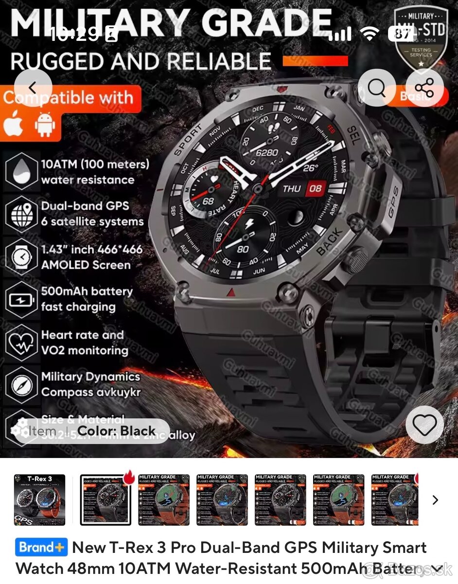 Smart Hodinky Trex - 2