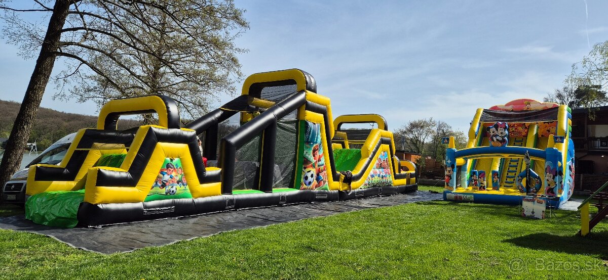 Ninja Futbal prekážková dráha - 2