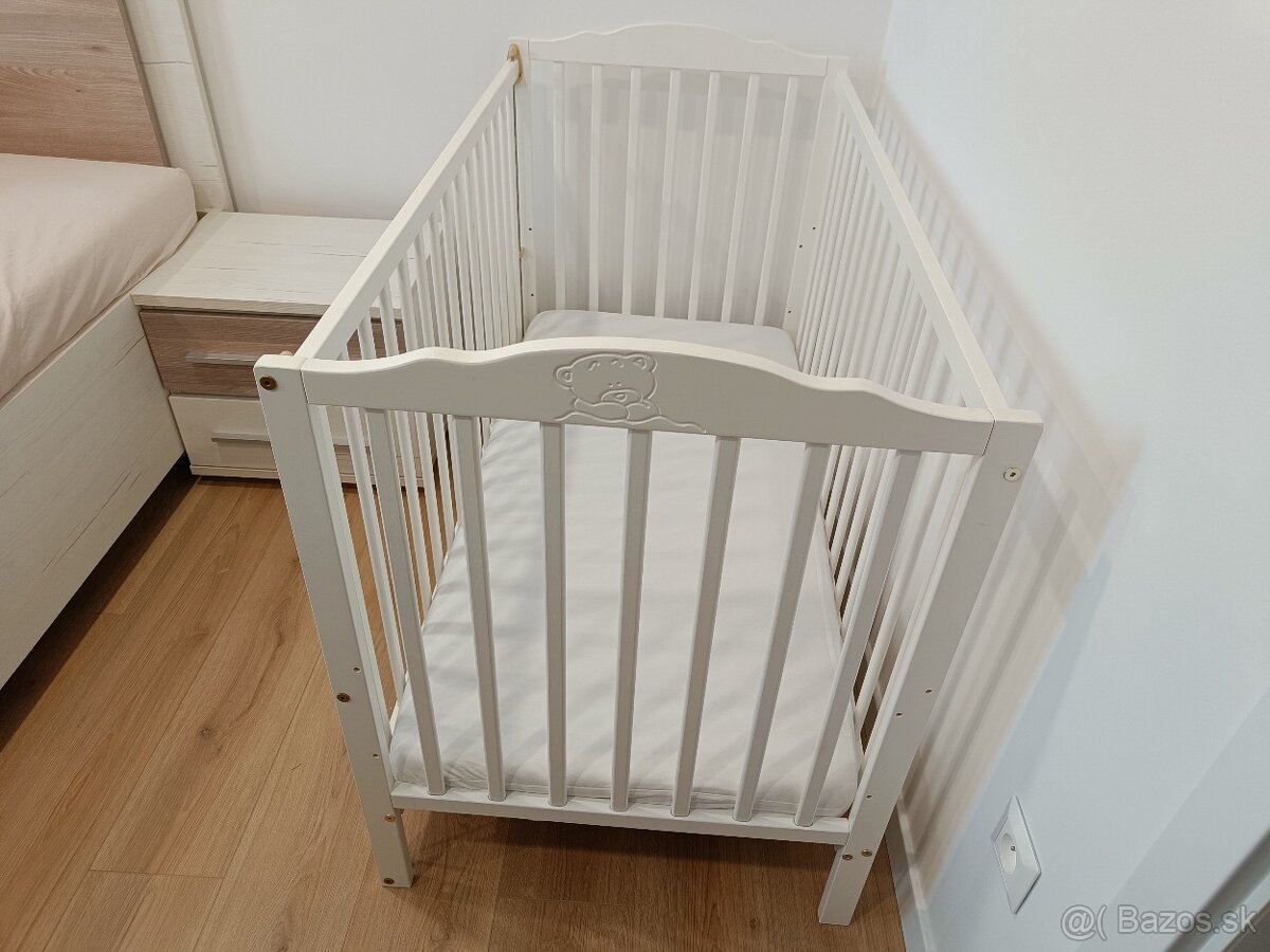 Detská postieľka s matracom - 2