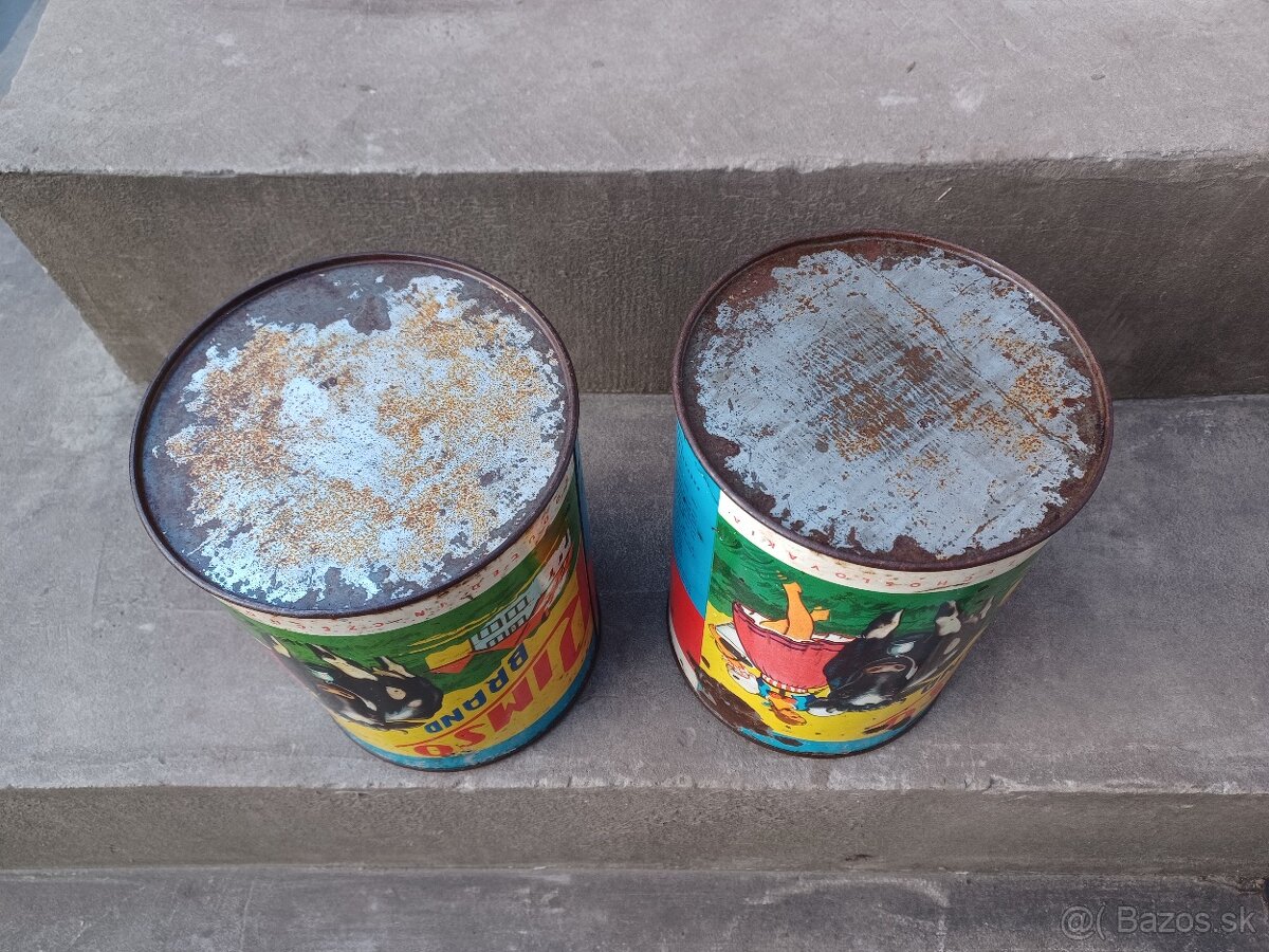 Staré plechové dózy - 2