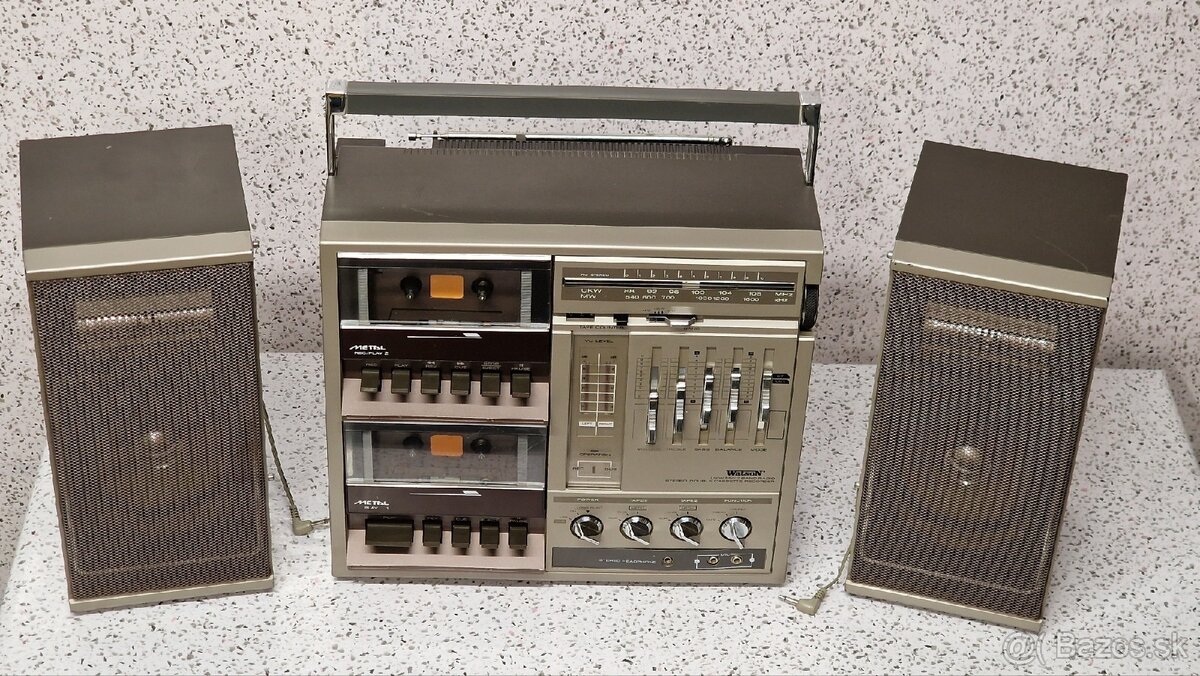 BOOMBOX / WATSON RR5850 / STEREO DOUBLE CASSETTE RECORDER - 2