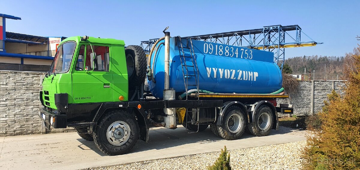 Vývoz žúmp a žumpy 6x6 - 2