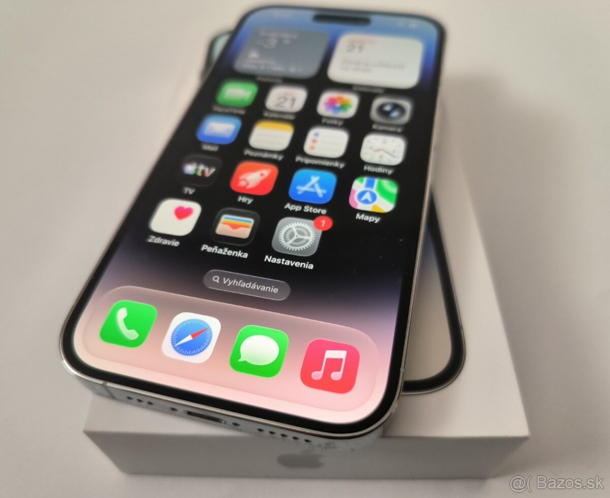 apple iphone 14 PRO 128gb Silver / Batéria 100% - 2