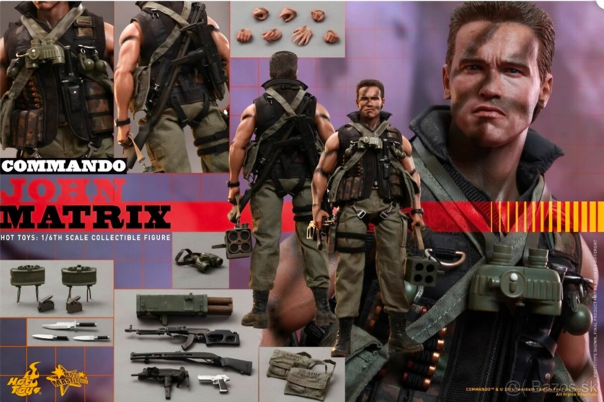 Predám hot toys figurku John Matrix Commando 1/6 - 2