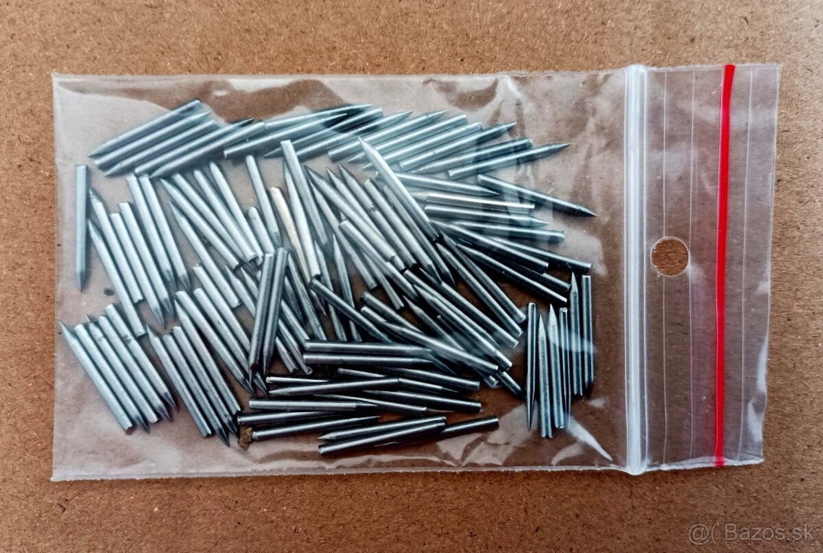 Náhradní jehly do starých gramofonů na kliku, 100 kusů - 2