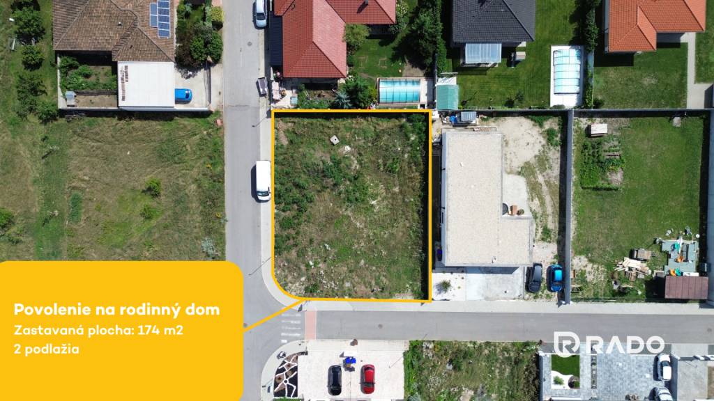 RADO | Stavebný pozemok pre rodinný dom | 696 m² | Miloslavo - 2
