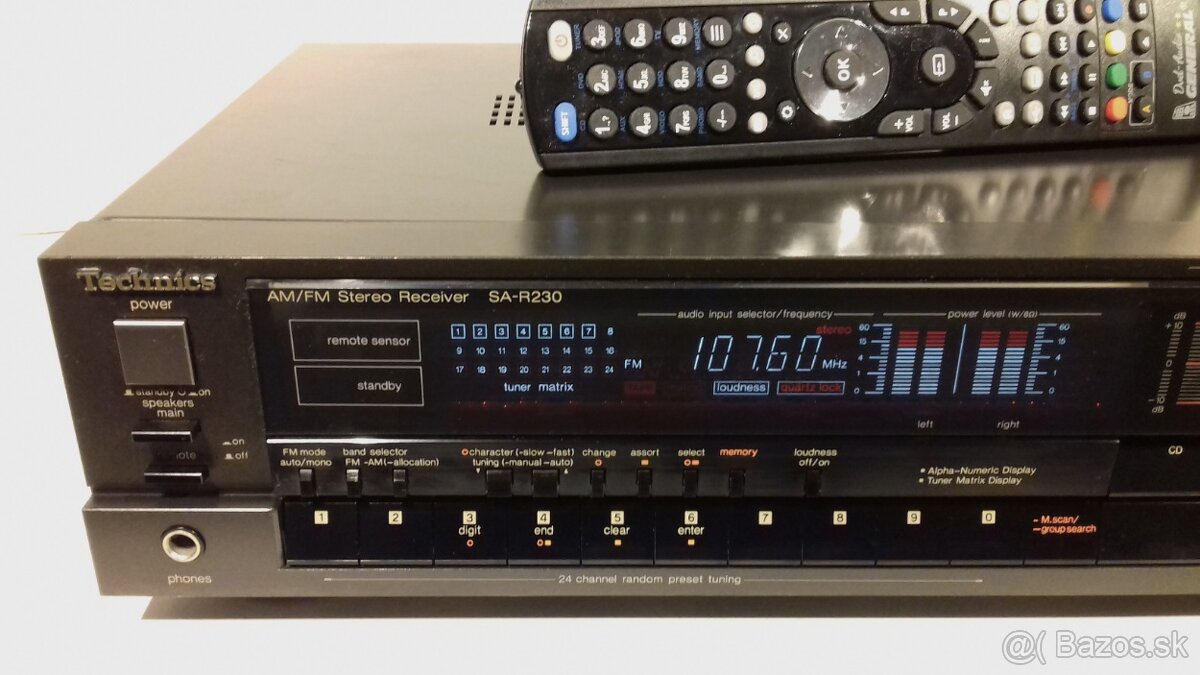330W Zosilnovac+Equaliz+Tuner= Receiver TECHNICS Japan, AR24 - 2