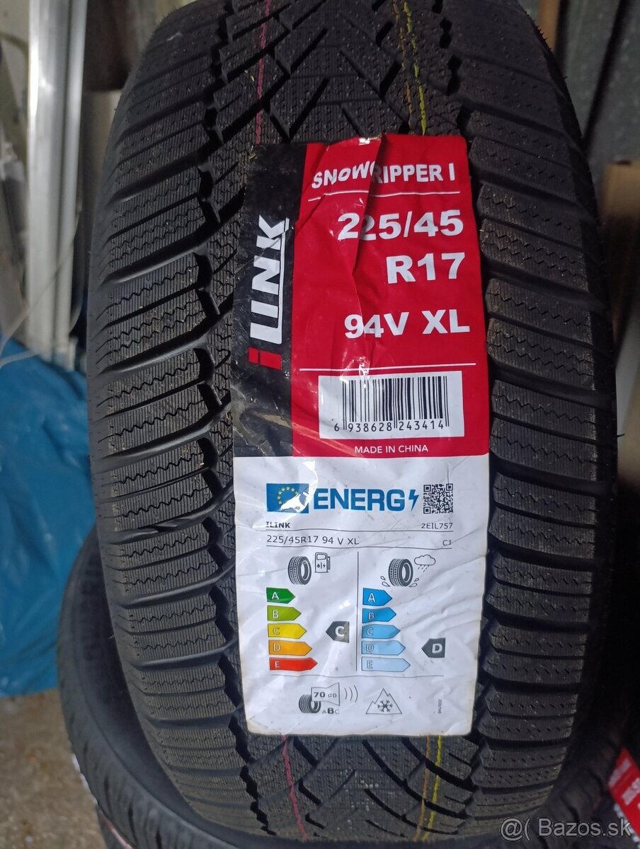ILINK SNOWGRIPPER 225/45/r17 zimne pneu UPLNE NOVE - 2