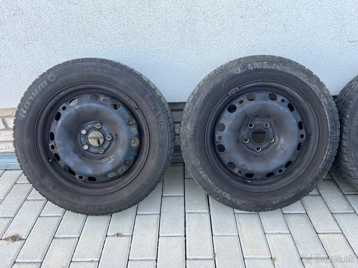 Zimná sada 5x100 R15 185/60 R15 - 2
