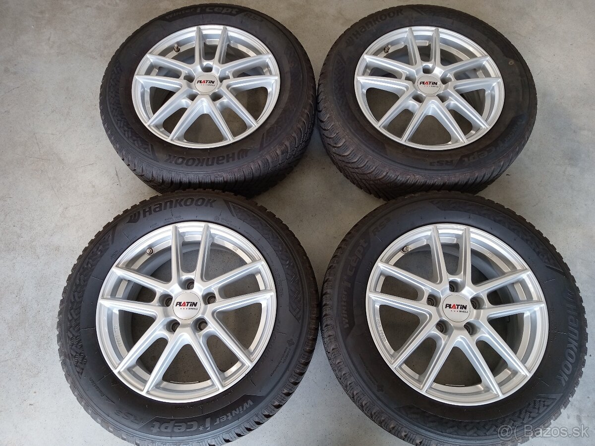 Zimne ALU 5x112 R16 6,5J ET41 PLATIN SKODA SEAT VW - 2