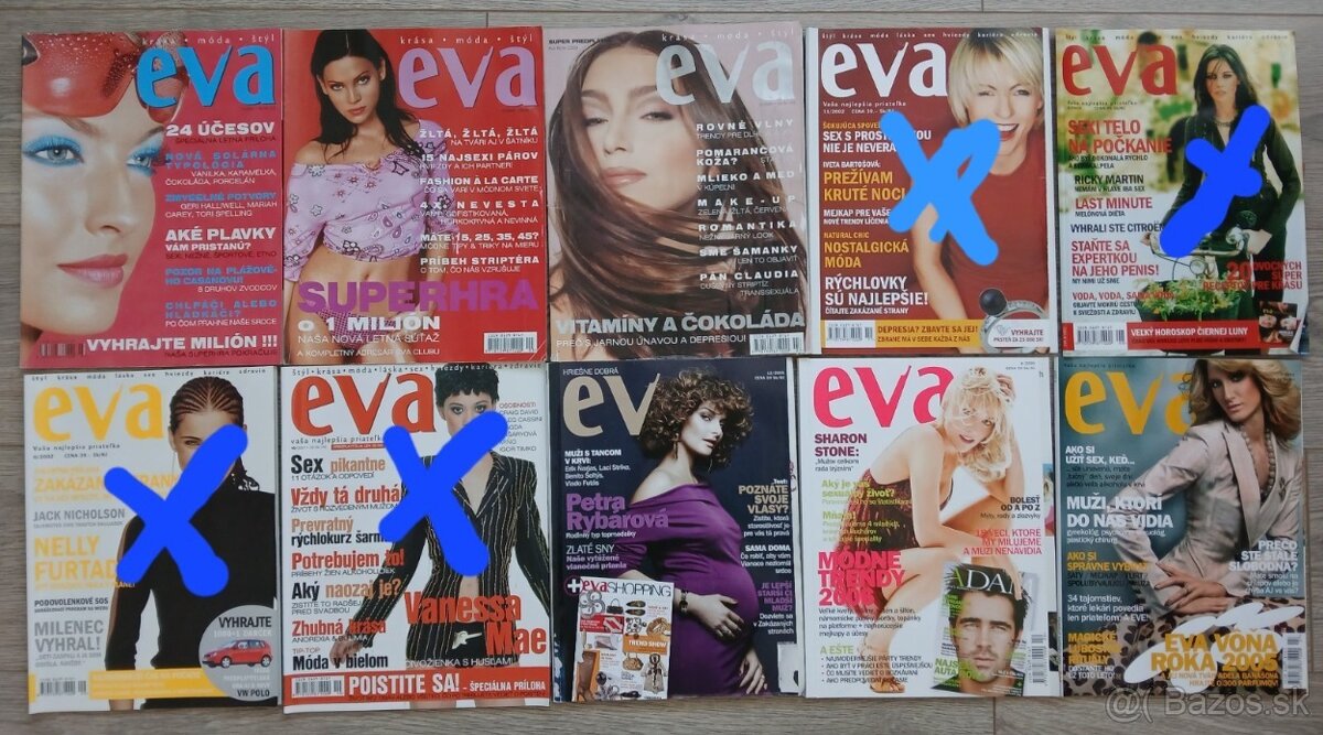 Casopisy Eva - 2