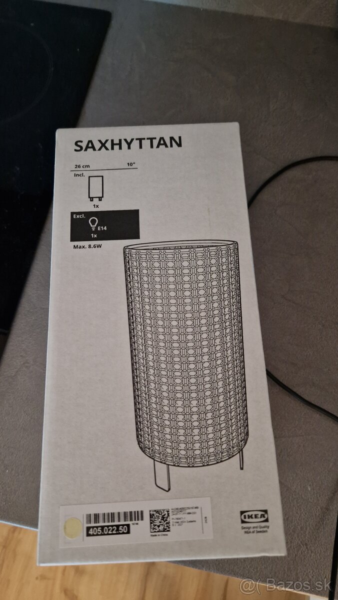 Nová IKEA Saxhyttan stolová lampa - 2