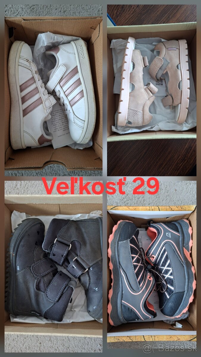 Topánky - 16 párov - 2