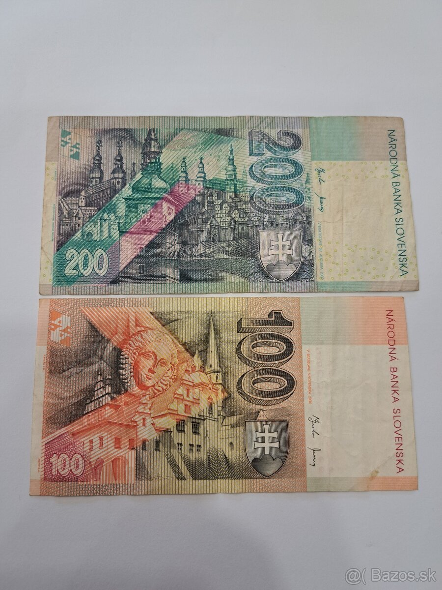 Bankovky Slovensko - 2