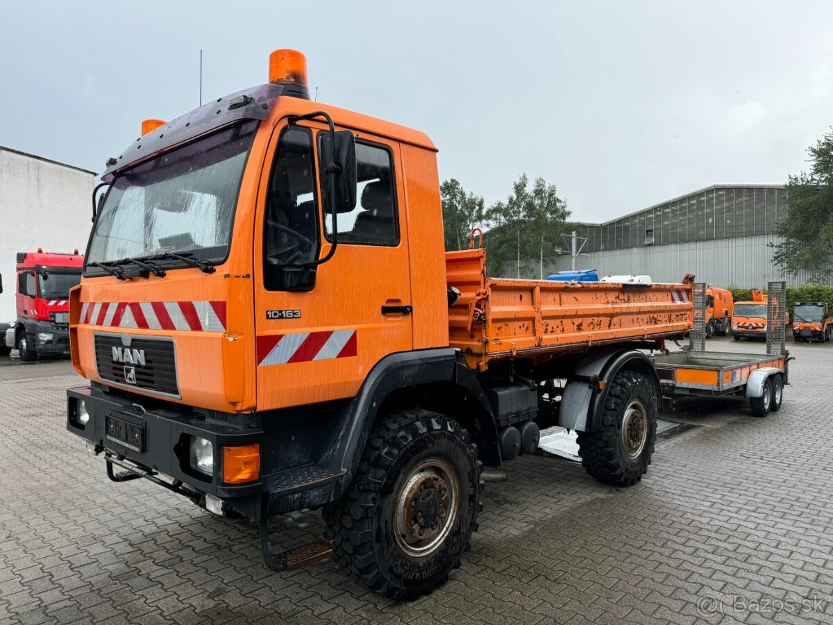 Man L2000 kipper Meiller 4x4 10 163 Unimog praga Top