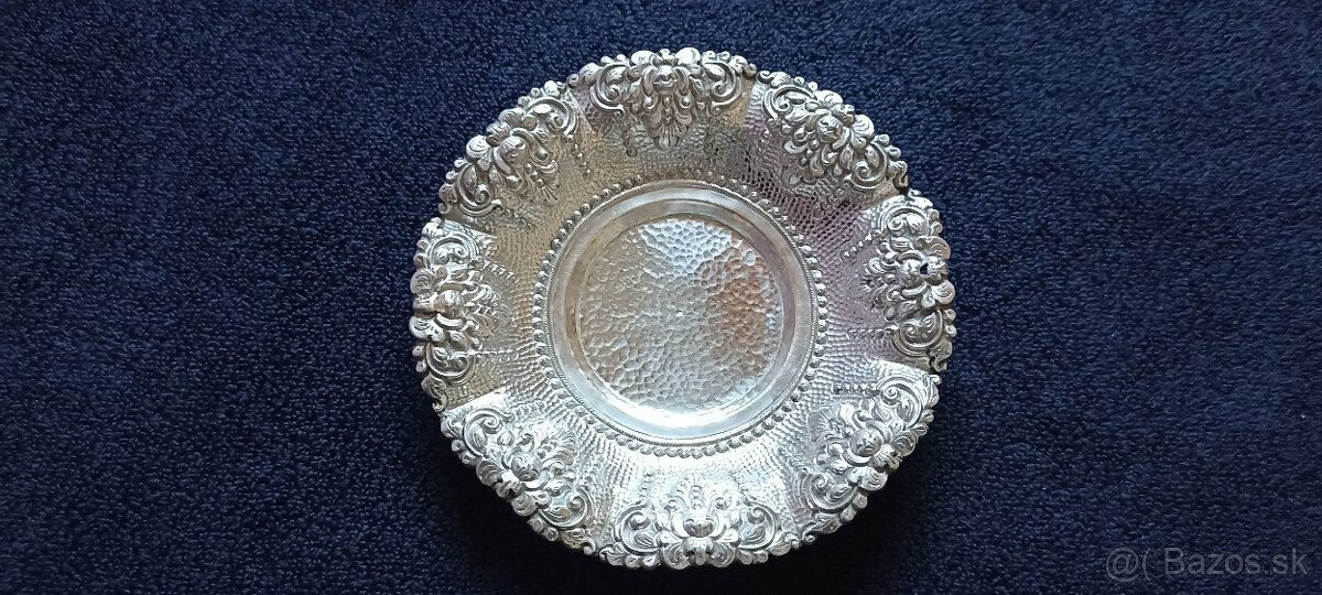 Investičné Striebro –dezertná miska/tanierik-87,7g - 2