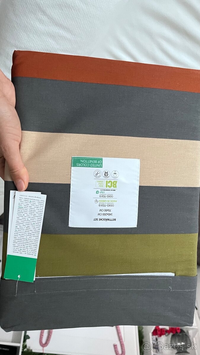 Nové nepoužité posteľné prádlo UNITED COLORS OF BENETTON - 2