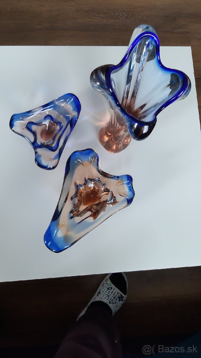 Súprava z hutného skla - 2