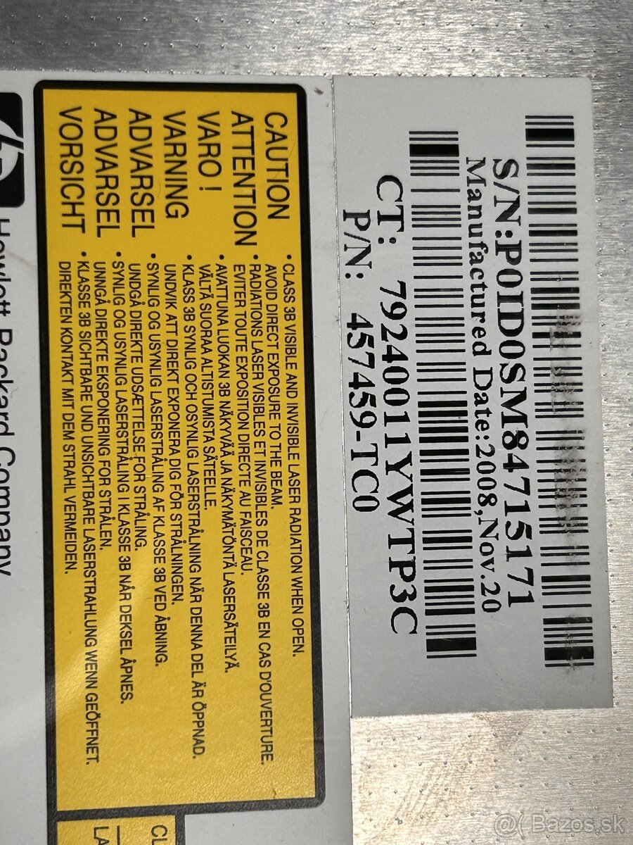 Predám DVD-RW pre starý NB od HP - 2