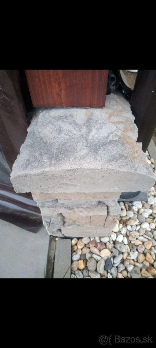 Vaspo kameň zrubovy šedy strieška plotova - 2